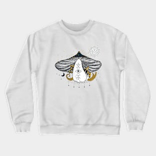 Big mushroom with eye Crewneck Sweatshirt